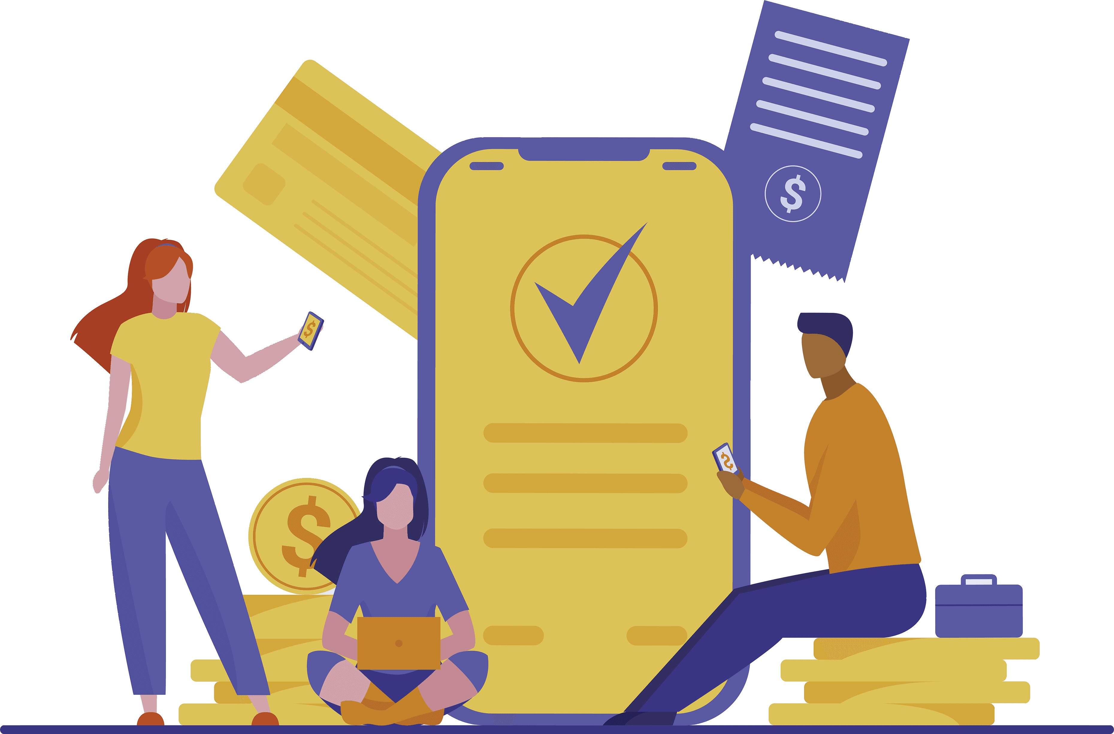 Funds deposits during transactions